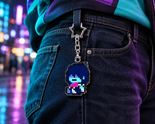 Pingente de Bolsa Deltarune – Adereço Gamer para Mochila e Cosplay