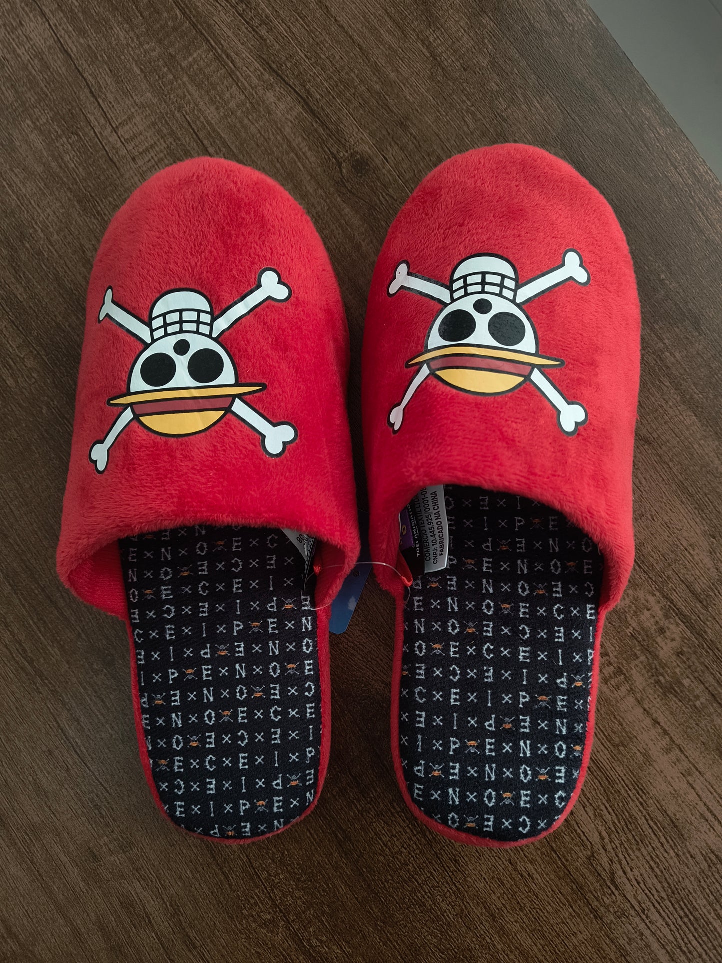 Chinelo de quarto geek: One piece
