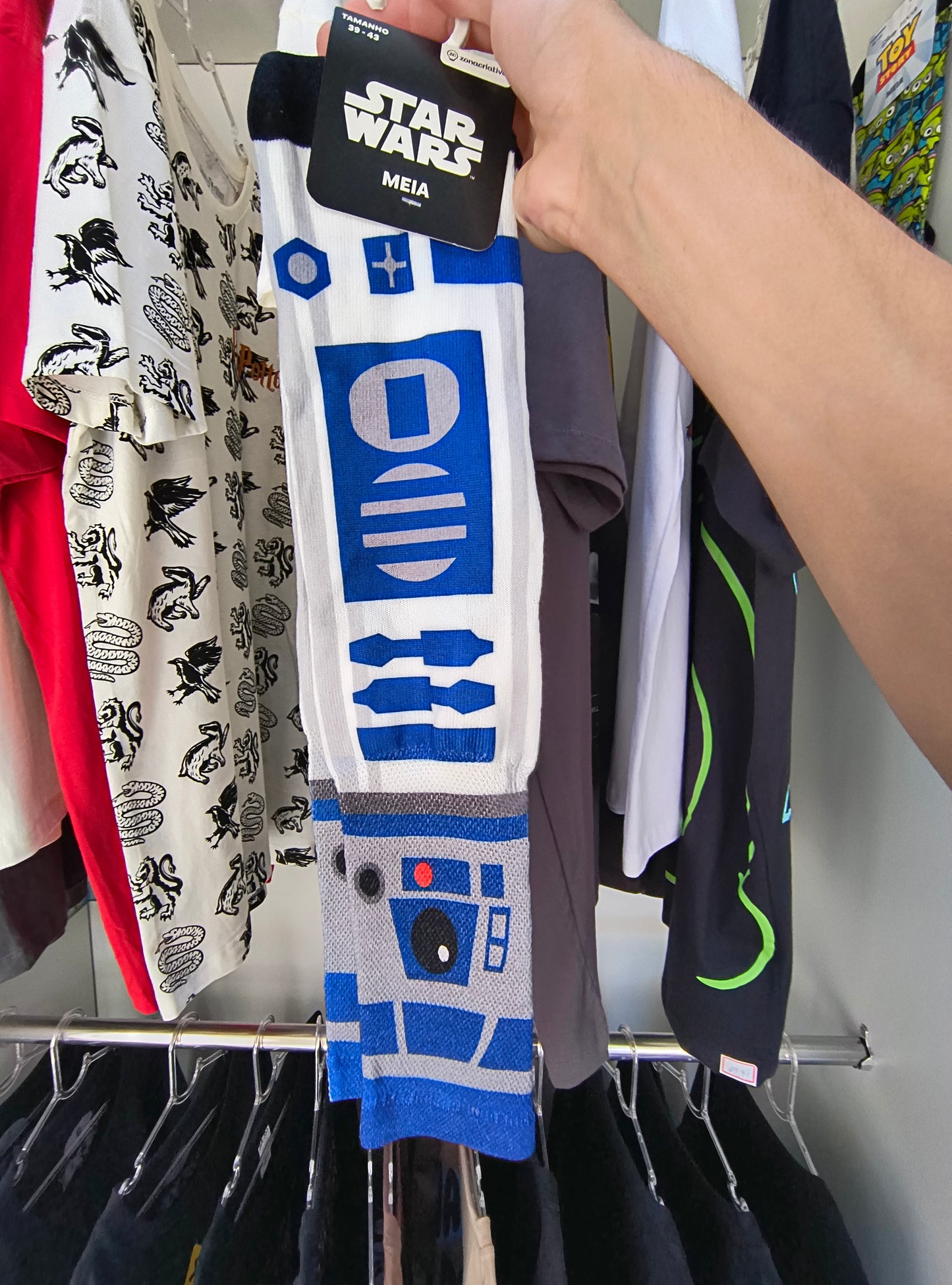 Meia Geek: Star Wars (R2 D2)