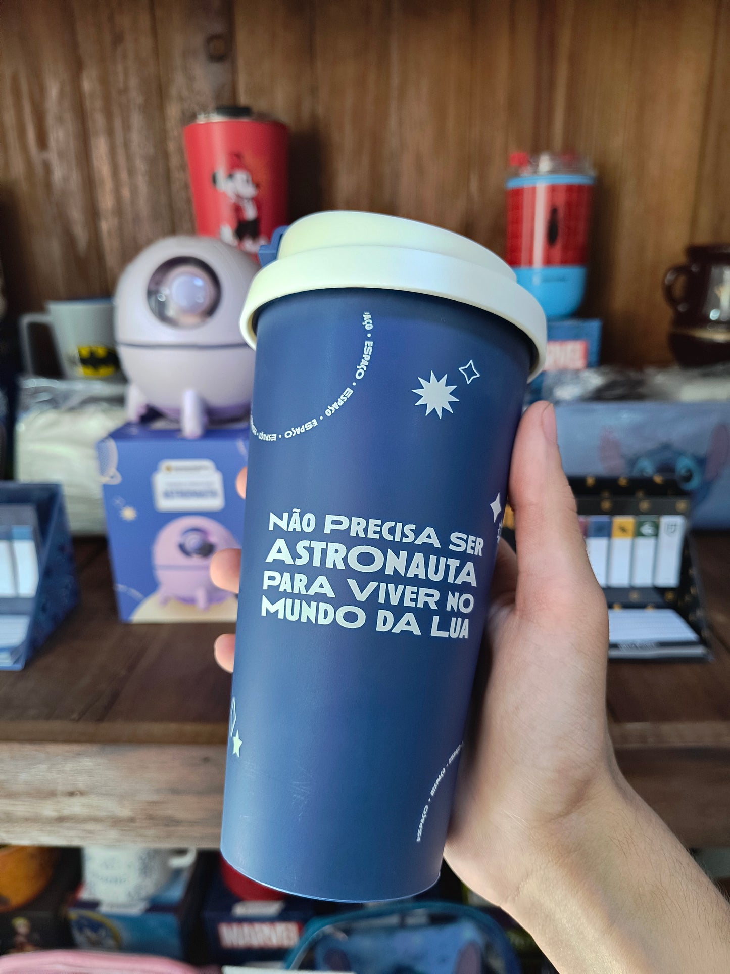 Copo viagem geek: Astronauta