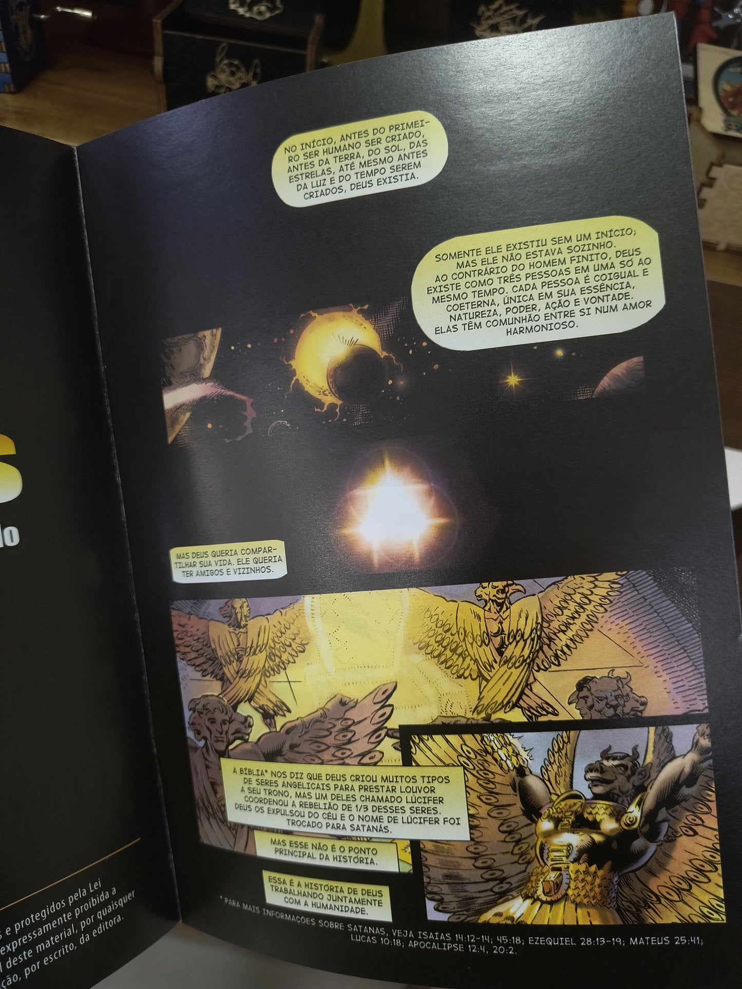 História em Quadrinhos cristã: Genesis, O início de tudo
