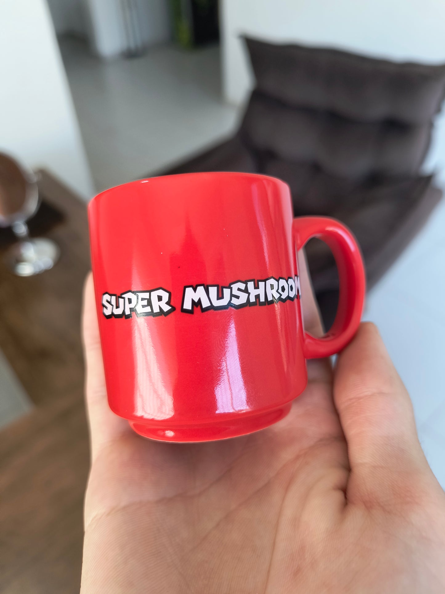 Xícara geek: Mario Bros (Super Mashroom)