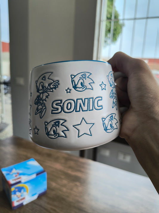 Caneca geek: Gamer - Sonic (Stars)