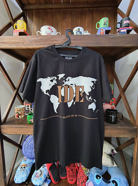 Camiseta gospel - Ide Mateus 28:19