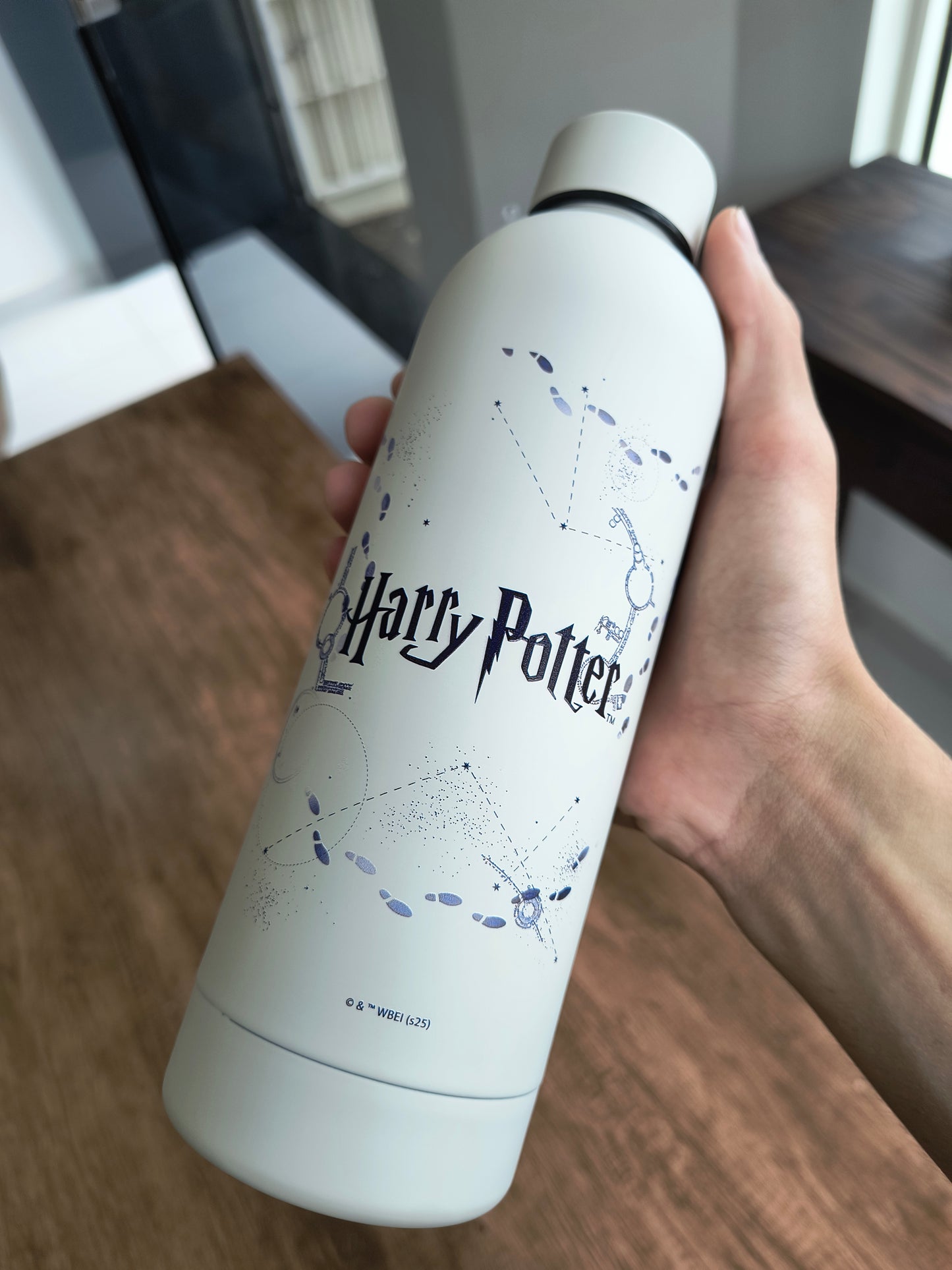 Garrafa térmica geek: Harry Potter (Mapa do Maroto)