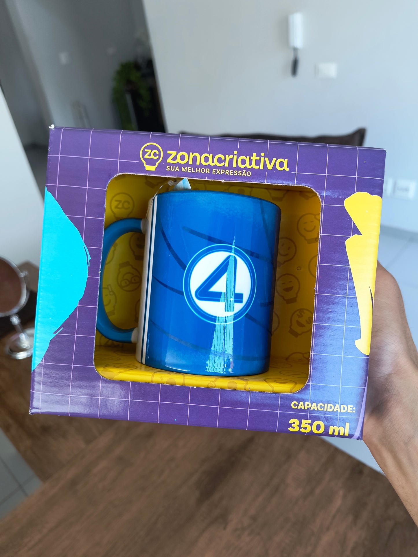 Caneca Geek: Marvel - Quarteto Fantástico (Senhor Fantástico)