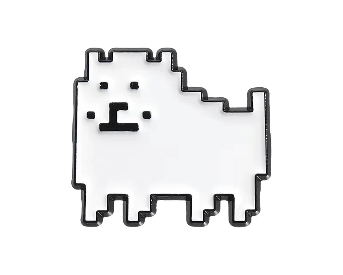 Pin Broche Undertale em Metal – Sans, Temmie, Cachorro e Determinação