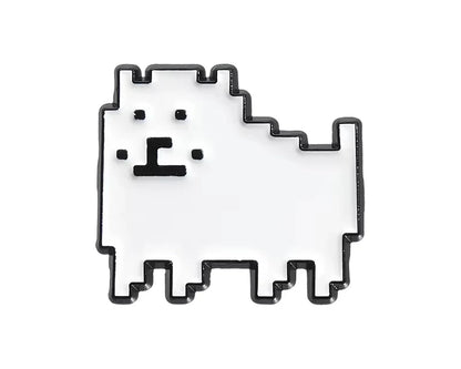 Pin Broche Undertale em Metal – Sans, Temmie, Cachorro e Determinação