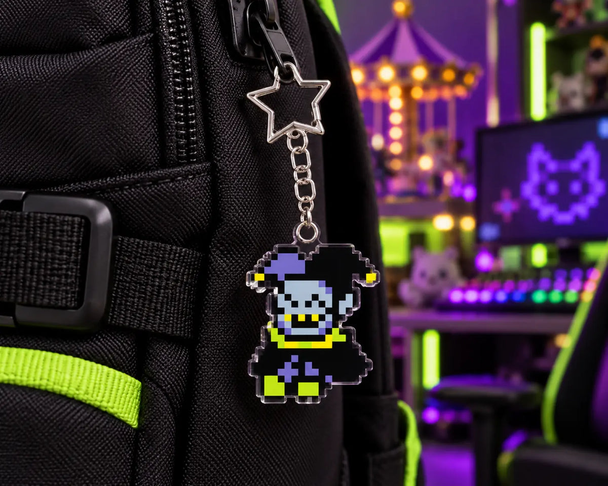 Pingente de Bolsa Deltarune – Adereço Gamer para Mochila e Cosplay