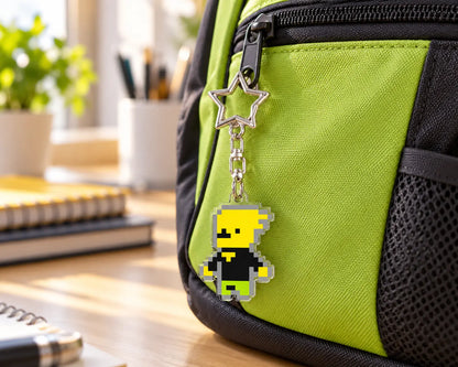 Pingente de Bolsa Deltarune – Adereço Gamer para Mochila e Cosplay
