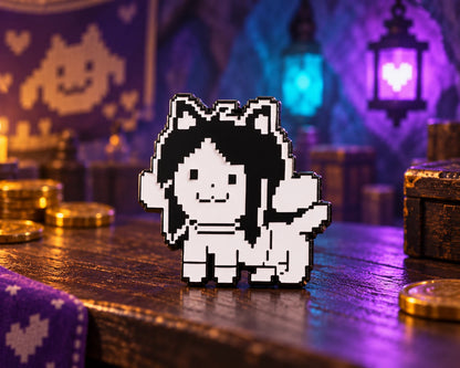 Pin Broche Undertale em Metal – Sans, Temmie, Cachorro e Determinação