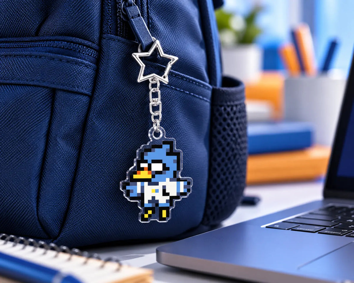 Pingente de Bolsa Deltarune – Adereço Gamer para Mochila e Cosplay