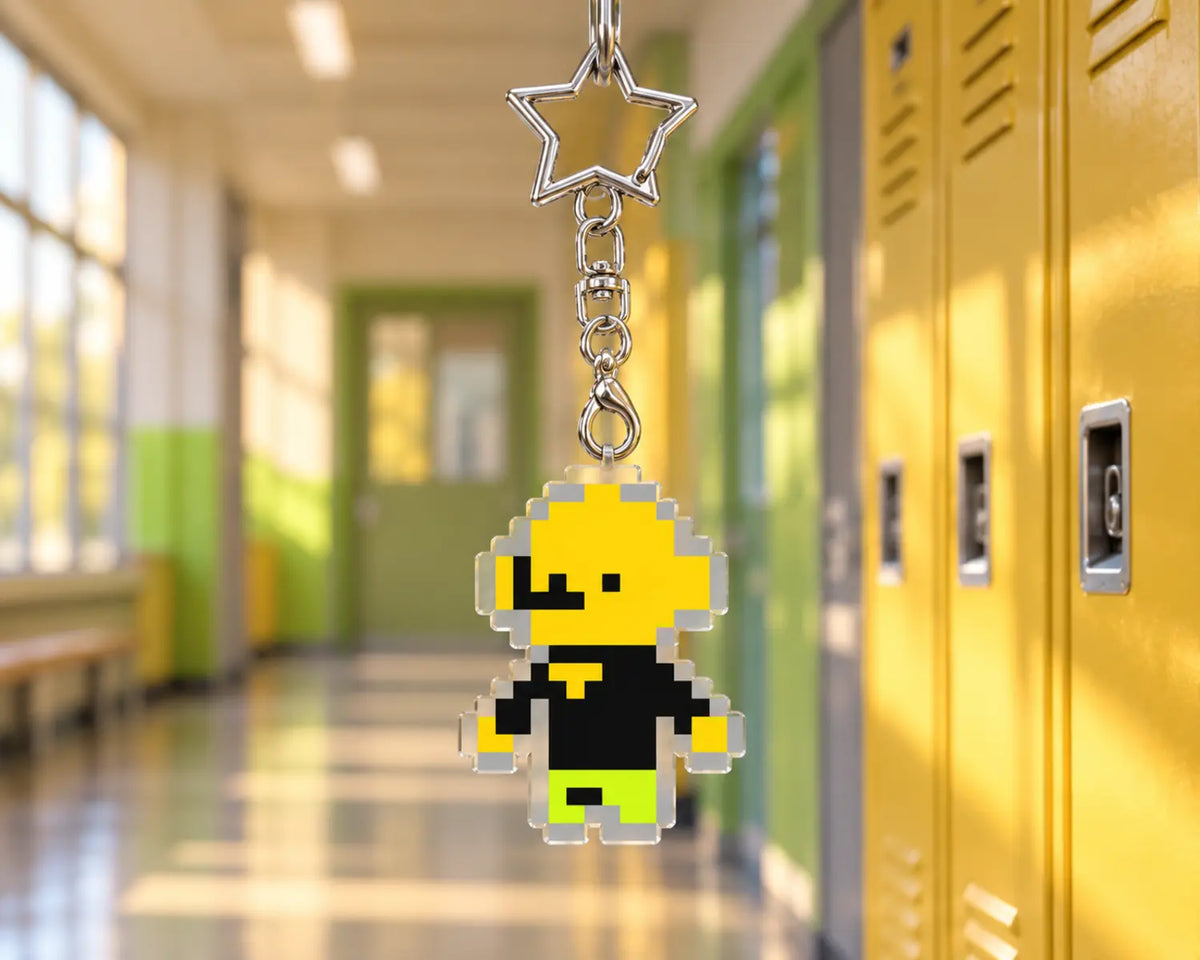 Pingente de Bolsa Deltarune – Adereço Gamer para Mochila e Cosplay