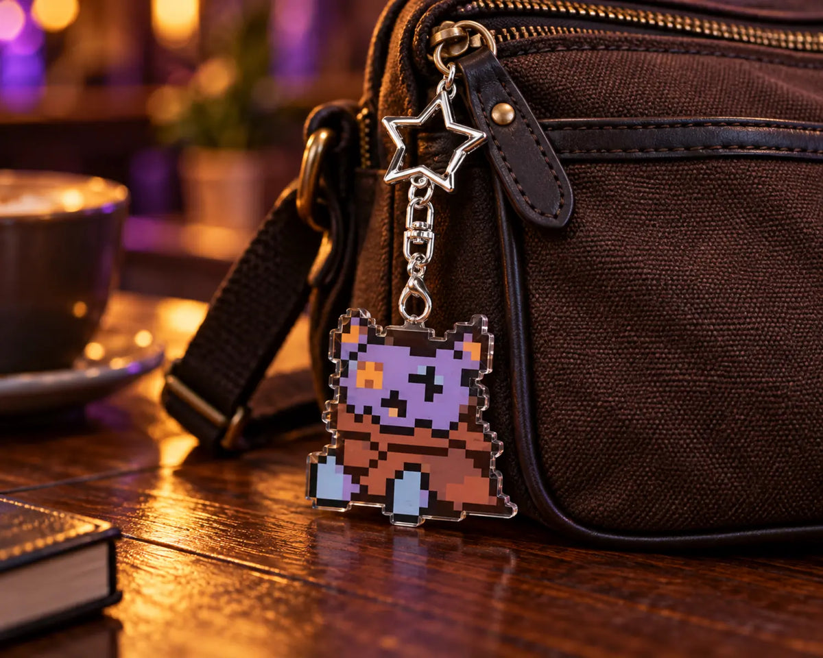 Pingente de Bolsa Deltarune – Adereço Gamer para Mochila e Cosplay