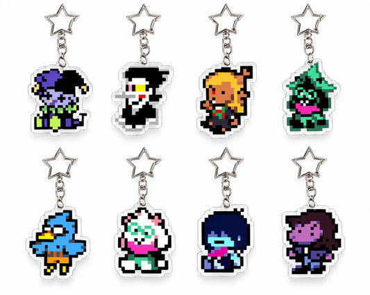 Pingente de Bolsa Deltarune – Adereço Gamer para Mochila e Cosplay