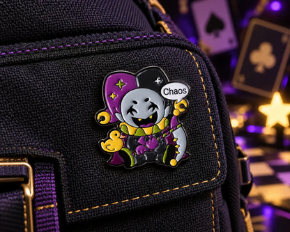 Pin Broche Deltarune em Metal – Jevil, Ralsei, Kris e Susie