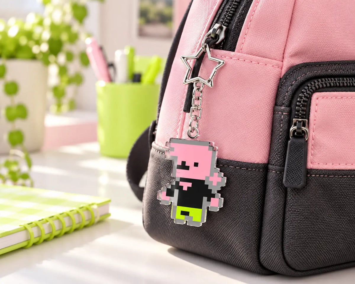 Pingente de Bolsa Deltarune – Adereço Gamer para Mochila e Cosplay