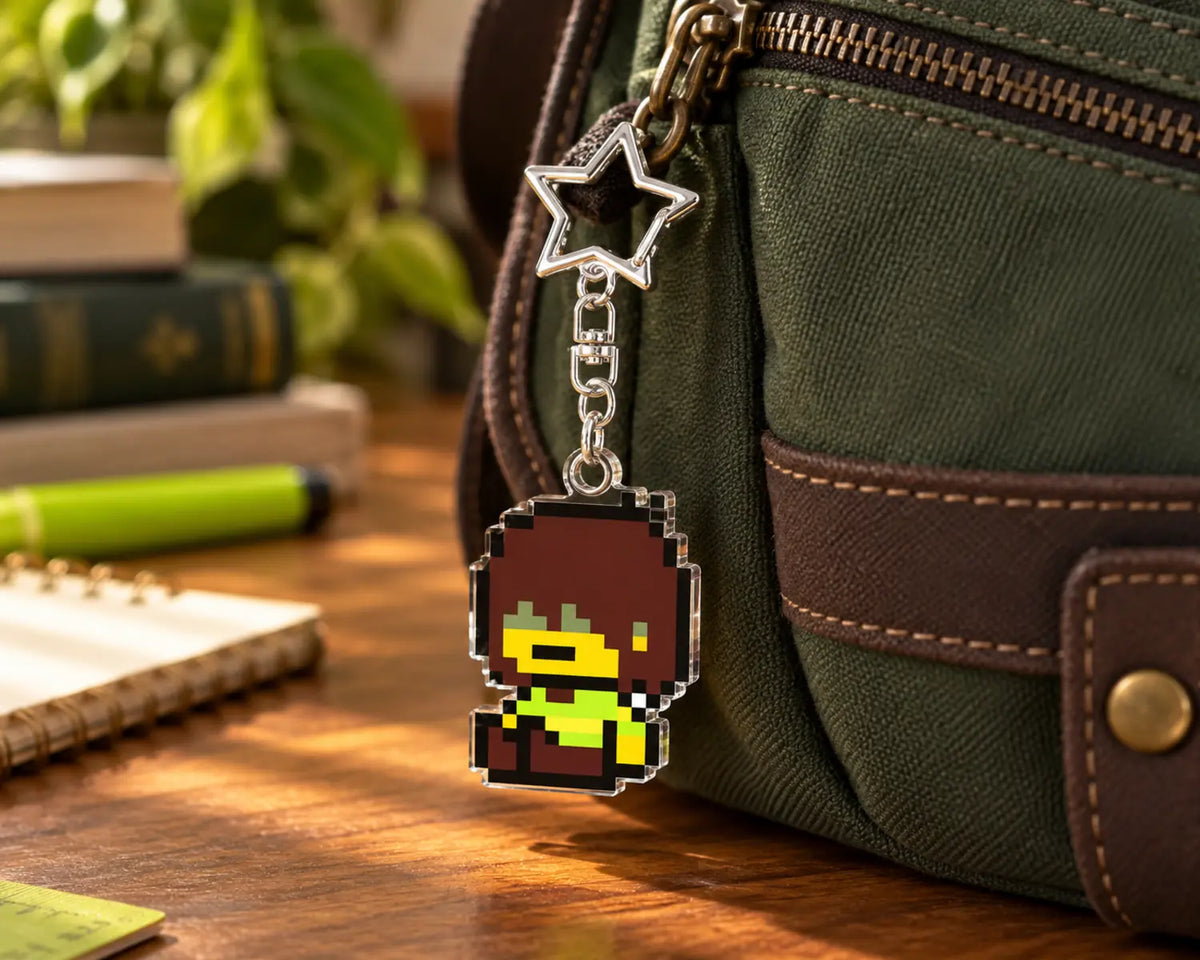 Pingente de Bolsa Deltarune – Adereço Gamer para Mochila e Cosplay