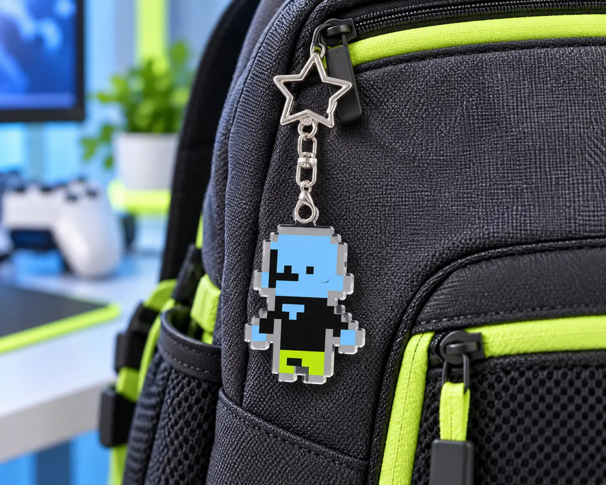 Pingente de Bolsa Deltarune – Adereço Gamer para Mochila e Cosplay