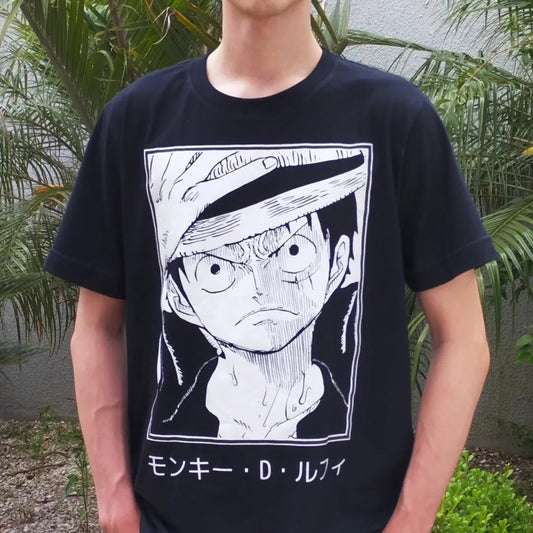 Camiseta Geek: Monkey D. Luffy, Gospel Nerd