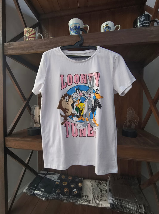 Camiseta Geek Feminina: Looney Tunes (babylook)
