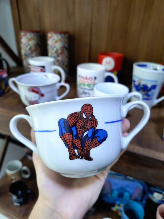 Caneca 2 alças geek: Marvel (homem aranha)