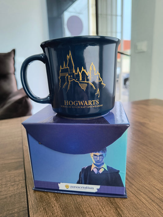 Caneca geek: Harry Potter (Escola de magia Hogwarts, e suas casas)