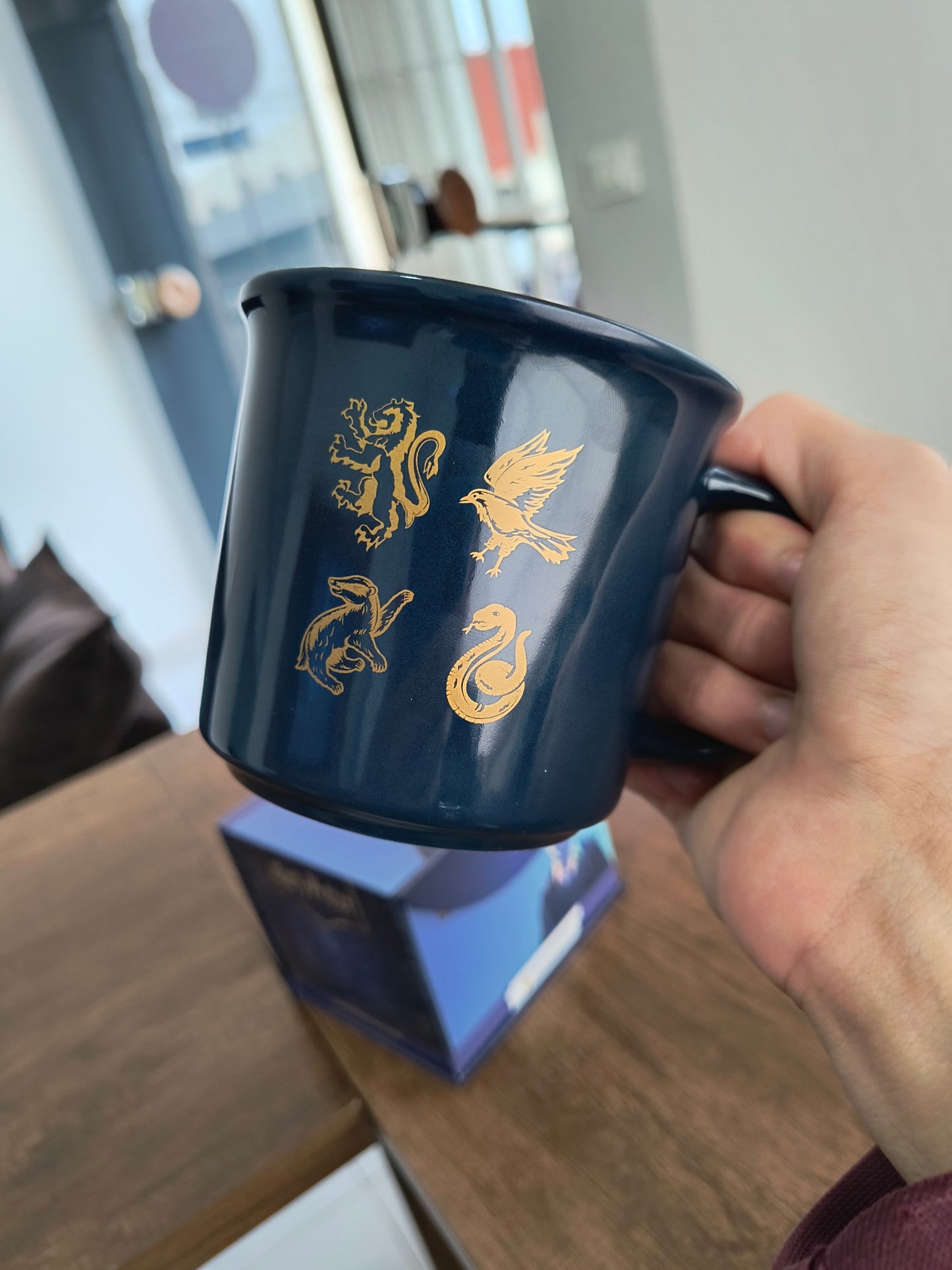 Caneca geek: Harry Potter (Escola de magia Hogwarts, e suas casas)