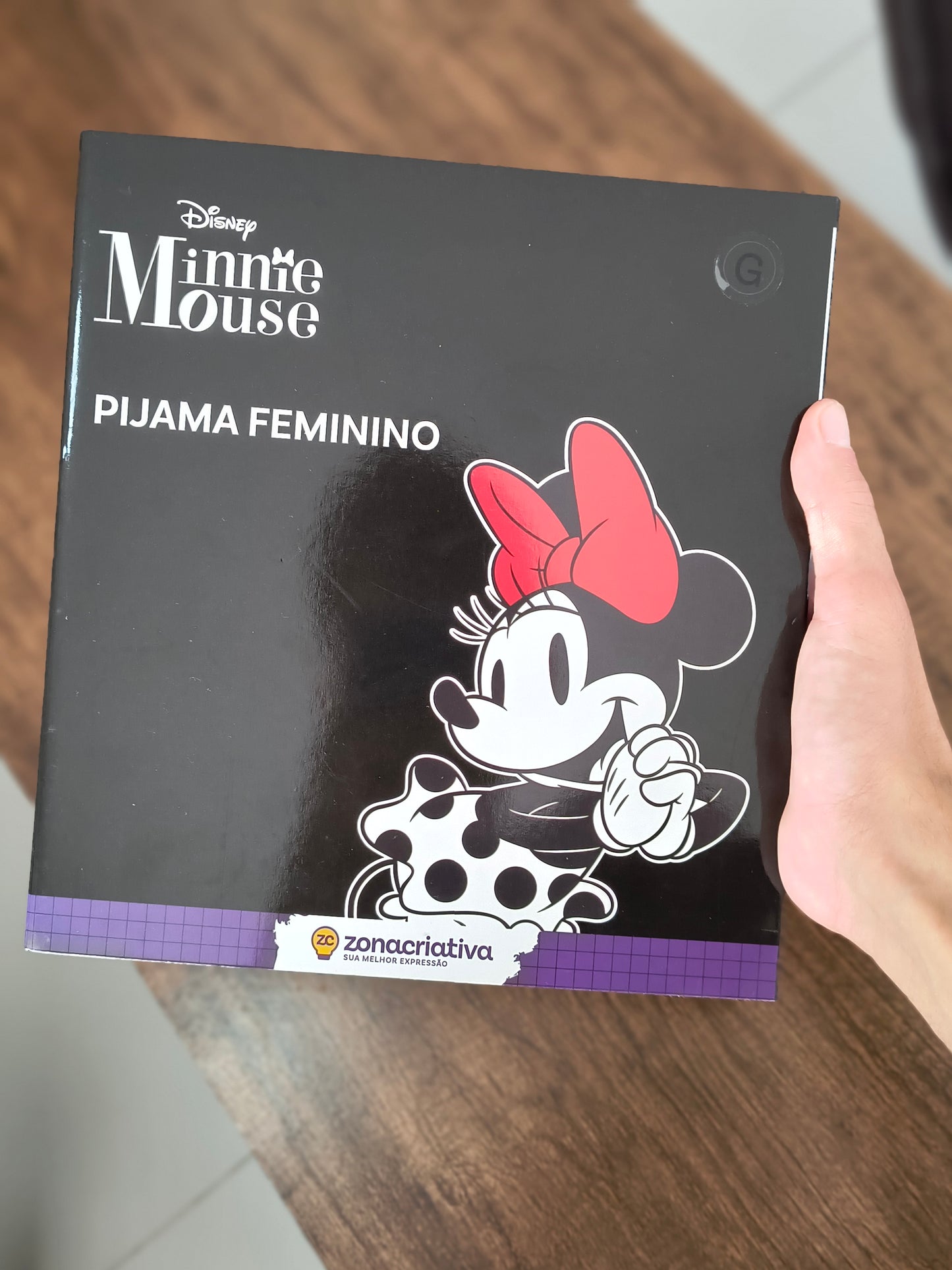 Pijama feminino de verão geek: Minnie Mouse