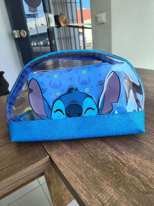 Kit necessaire Geek: Stitch (2 em 1)