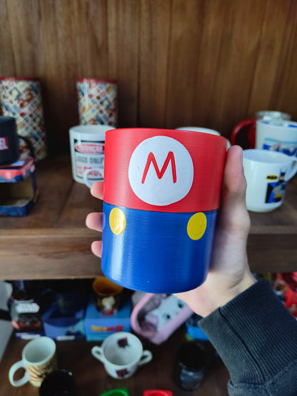Vaso de planta Geek: Mario Bros (Uniforme do Mário)