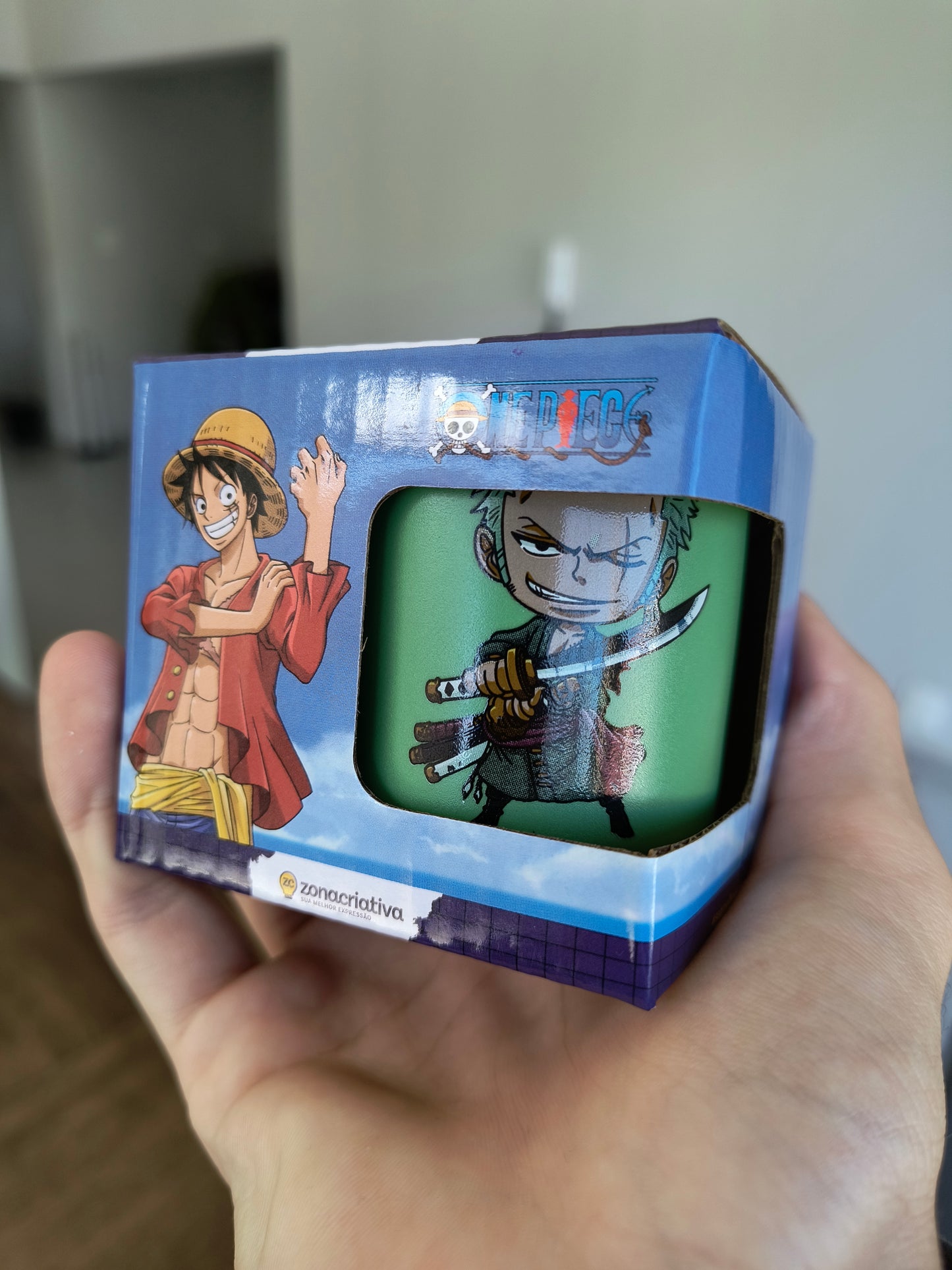 Mini caneca geek: One Piece (Zoro Chibi)