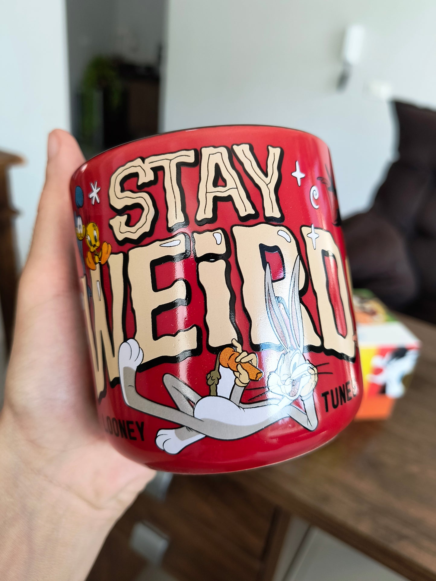 Caneca Geek: Cartoon - Looney Tunes (STAY WEIRD)