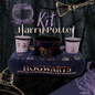 Kit 3 em 1, Almofada Pipoca + Refri: Harry Potter (casas)
