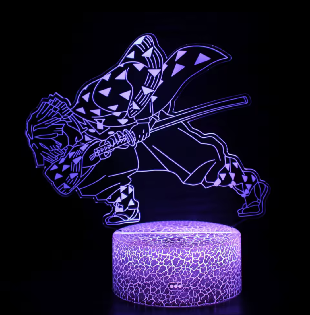 Luminária geek 3D: Zenitsu - Primeira forma