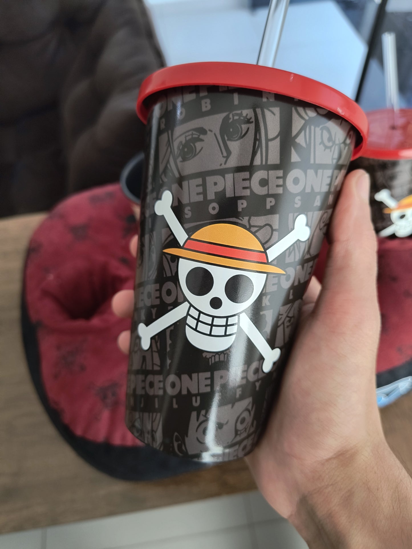 Kit 3 em 1, Almofada Pipoca + Refri: One piece