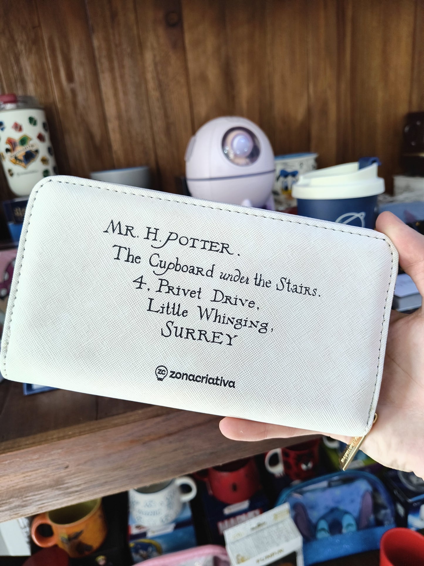 Carteira feminina Geek: Harry Potter (Carta de Hogwarts)