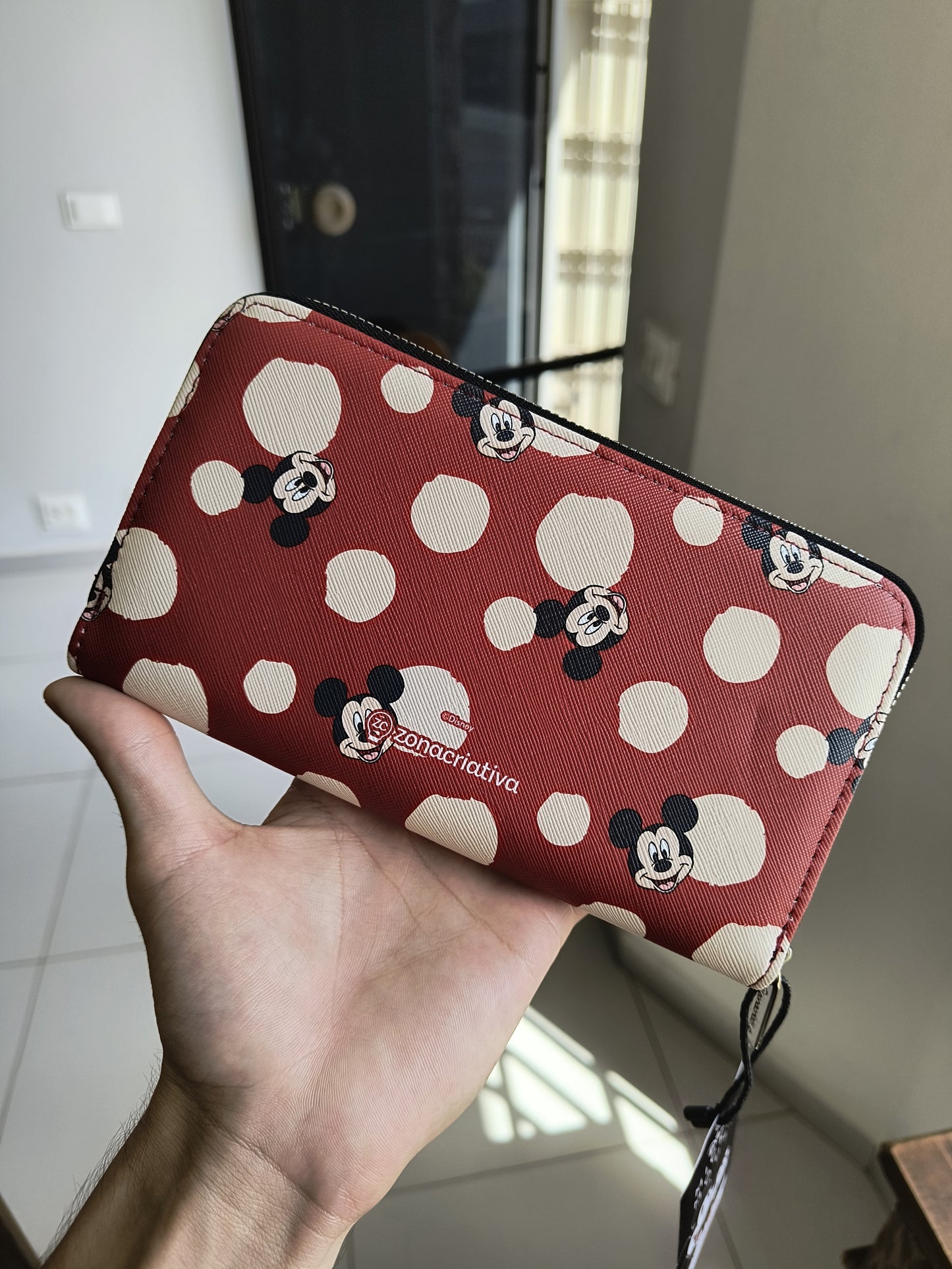 Carteira feminina geek: Mickey Mouse