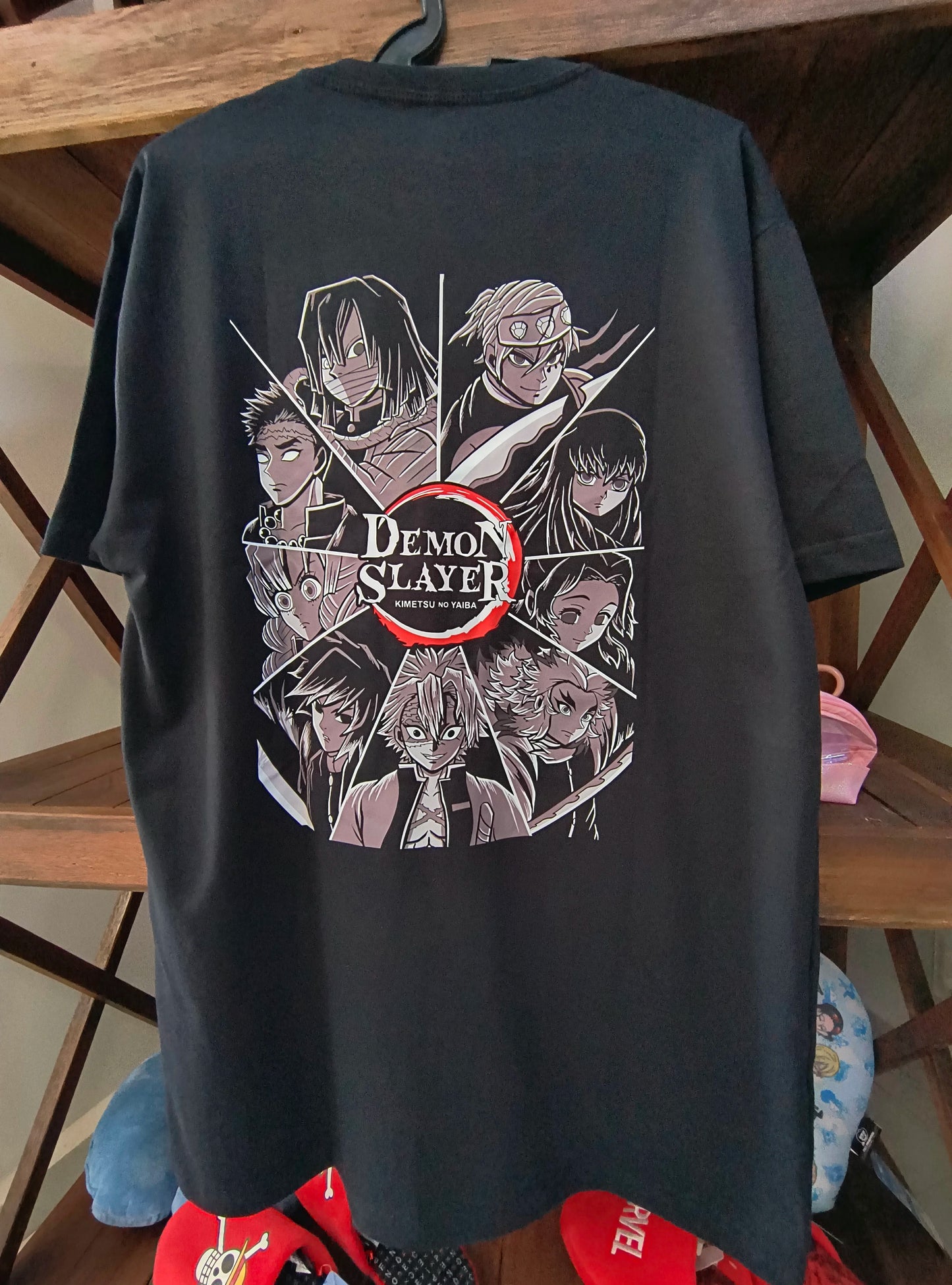 Camiseta Demon Slayer – Hashiras (Frente e Costas)