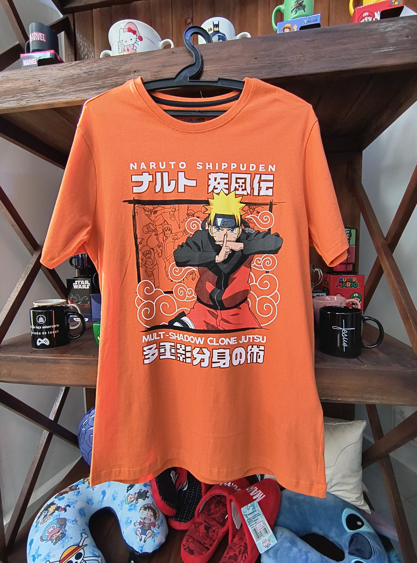 Camiseta geek: Naruto (Jutsu Multi Clones das Sombras)