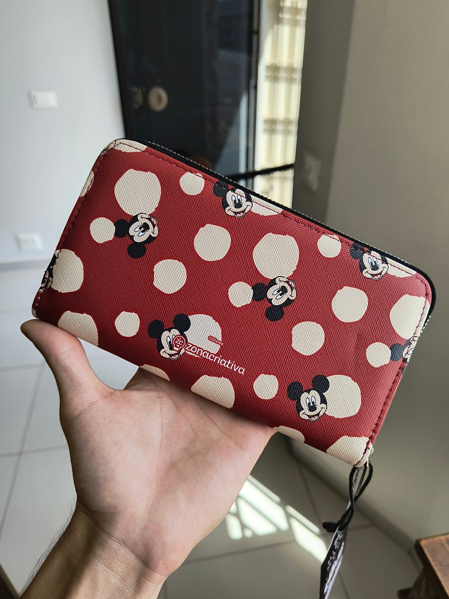 Carteira feminina geek: Mickey Mouse