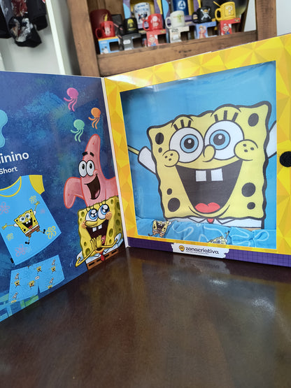 Pijama verão feminino geek: Bob Esponja