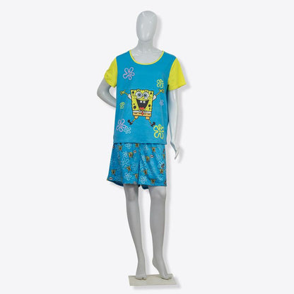 Pijama verão feminino geek: Bob Esponja