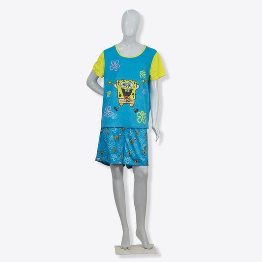 Pijama verão feminino geek: Bob Esponja