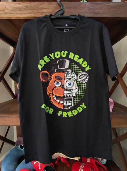 Camiseta Five Nights at Freddy’s (FNAF) – Are You Ready for Freddy?
