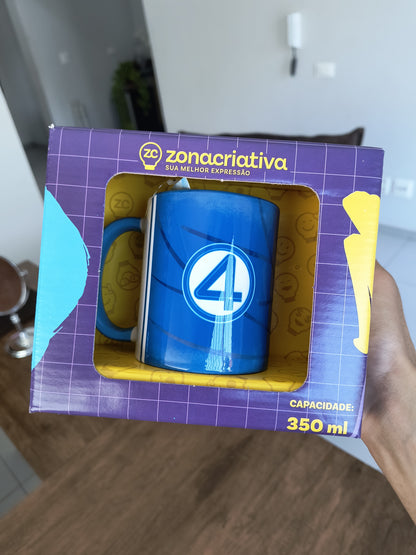 Caneca Geek: Marvel - Quarteto Fantástico (Senhor Fantástico)