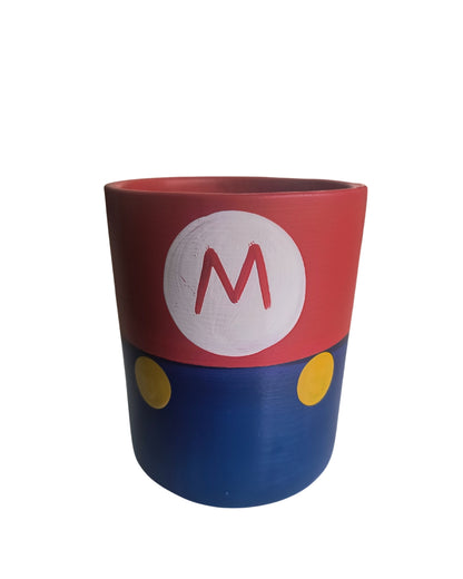Vaso de planta Geek: Mario Bros (Uniforme do Mário)
