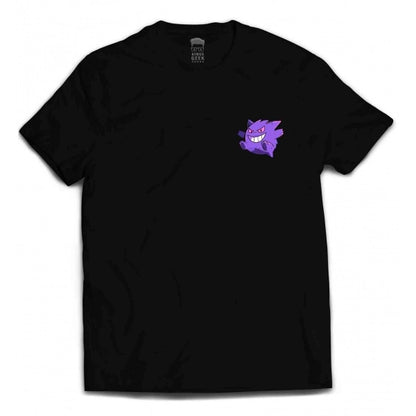 Camiseta Pokémon – Gengar Fantasma Gamer (Frente e Costas)