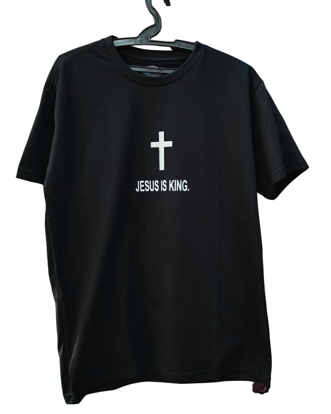 Camiseta Gospel: Jesus is King - Cruz