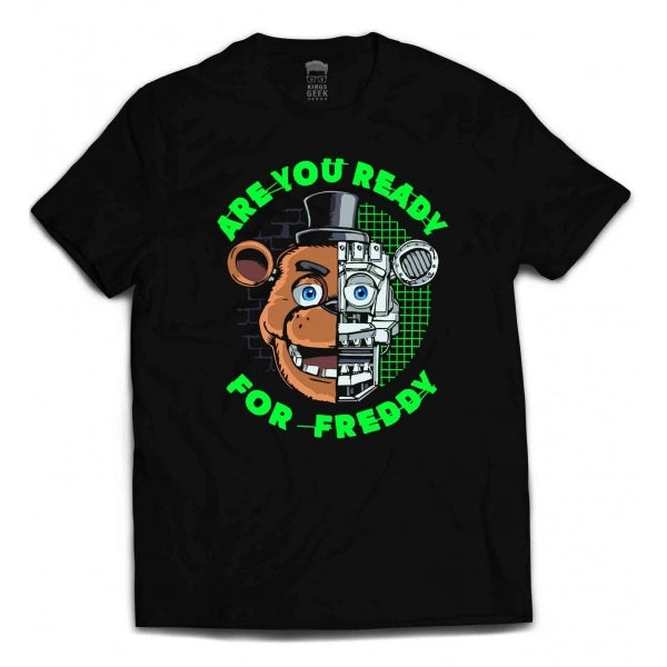 Camiseta Five Nights at Freddy’s (FNAF) – Are You Ready for Freddy?